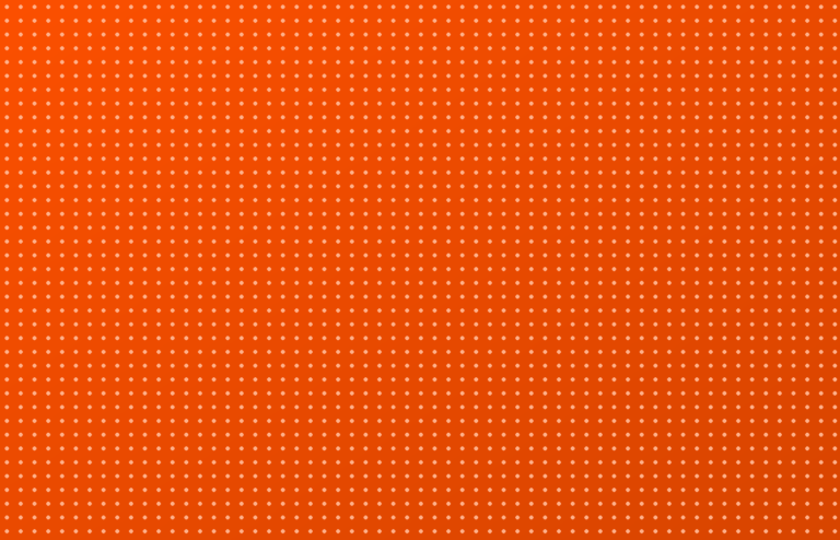 Abstract orange halftone graphic representing performance